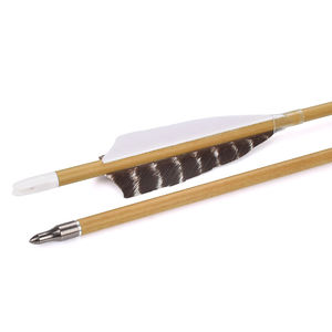 ลูกศรไม้ยิงธนูด้วยขนนกธรรมชาติสำหรับการฝึกยิงคันธนูแบบ Compound/Recurve - Product Image 5