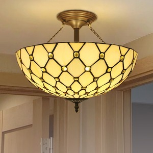 <span class=keywords><strong>Lampadario</strong></span> Jiyuanlux 16 Pollici in Vetro Colorato Stile Tiffany Design Libellula <span class=keywords><strong>Blu</strong></span> Bronzo Scuro 3 Luci <span class=keywords><strong>Lampadario</strong></span> Invertito - Product Image 5