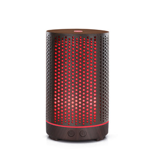 Diffuseur d'arômes à effet bois 200 ml, humidificateur à lumière LED pour la maison et la chambre (21-30 m²), avec minuterie 2-8 heures, faible bruit inférieur à 36 dB - Product Image 4