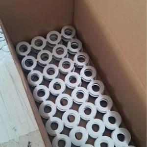 Stamping Parts Carbon Steel Plate 100mm Titanium Plating <b>Hardware</b> Metal Forming Punching Single Process Simple Mold - Product Image 4
