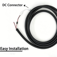 Tira de Luz LED RGBIC de 360 Grados, Extrusión de Silicona Negra de 22 mm sin Costuras, LED de Alta Luminosidad con Cambio de Color y Atenuación
