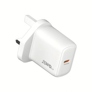 อะแดปเตอร์ PD 20W รองรับโปรโตคอลเต็มรูปแบบ EU US UK USB C ที่ชาร์จ QC3.0บล็อกการชาร์จอย่างรวดเร็วพร้อมกล่องแพคเกจ - Product Image 2