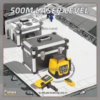 Niveau laser vert autonivelant 500m 360° rotatif Construction automatique Échelles laser rotatives de qualité industrielle