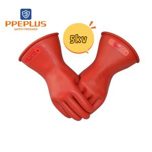 厂家直销安全手套橡胶乳胶IEC60903线人电气绝缘手套0级2级<span class=keywords><strong>3</strong></span>级 - Product Image 4