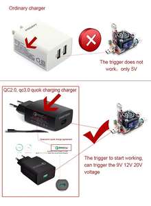 35W sabit akım çift ayarlanabilir elektronik yük + QC2.0/3.0 tetikler hızlı gerilim Usb Tester voltmetre yaşlanma deşarj - Product Image 3