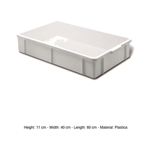 Stackable Transport Box 60 × 40 × 11 h cm, 1410 g, without Lid Giganplast - Product Image 3