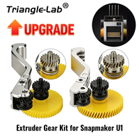Trianglelab UPGRADE Kit Roda Gigi Ekstruder untuk Snapmaker U1 SKD11 Roda Gigi Penggerak Logam Berlapis Nano yang Diperkeras