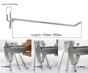 Hot Sale Supermarket Pegboard Hook Hanging <strong>Board</strong> Metal Display Pegboard Hook - Product Image 5