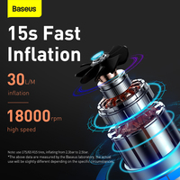   Mini compresseur d'air numérique pour pneus de voiture 12V 150PSI, portable, rapide, avec arrêt automatique, pour voiture, moto, vélo