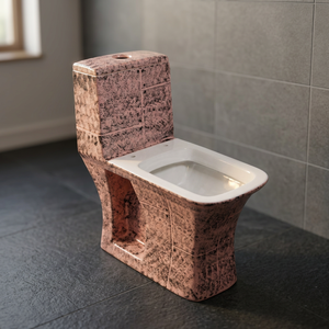 โถสุขภัณฑ์เซรามิคแบบชิ้นเดียวทรงโมเดิร์น พร้อมตกแต่งด้วยหินแกรนิต ติดตั้งบนพื้น สำหรับห้องน้ำ - Product Image 5