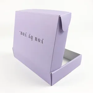 กล่องจดหมายสีชมพูกระดาษคราฟท์ขนาดเล็กแบบย่อยสลายได้สีสันสดใส