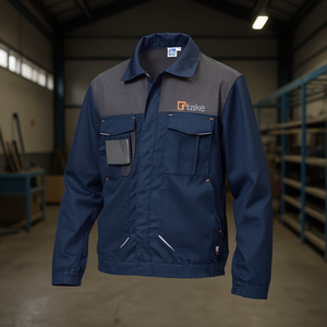 เสื้อแจ็คเก็ต Ttake Easy Workwear สีน้ำเงิน ไซส์ L น้ำหนักเบา ทนทาน สำหรับใช้งานในอุตสาหกรรม - Product Image 3