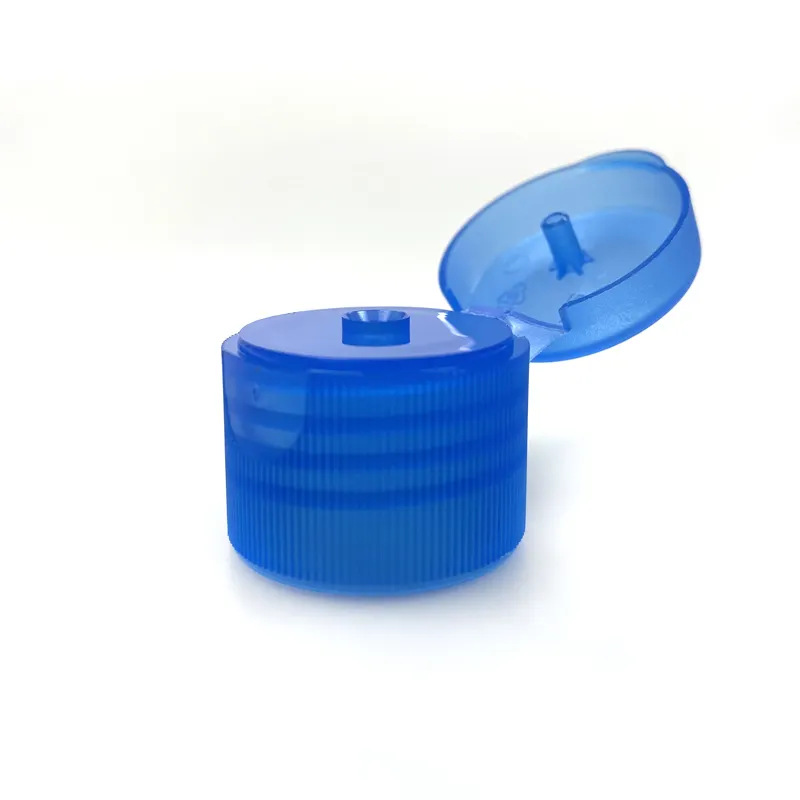 Plastic bottle cap flip top caps 20mm shampoo flip top cap for PET plastic hand sanitizer squeeze bottle