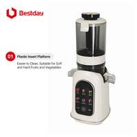Commerciële fruitverwerking sinaasappelsap maken hoogwaardige slowjuicer machine koudgeperste sapcentrifuge
