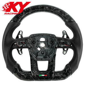 Volante de fibra de carbono forjado personalizado con levas de cambio para Lamborghini Urus Gallado Aventador Hurcan LP550 LP560 LP570 - Product Image 1