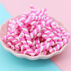 Barra de chocolate de arcilla polimérica de colores arcoíris con simulación de algodón de azúcar para decoración Re-ment para niños - Product Image 5