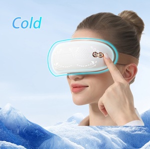 Massaggiatore per gli occhi con calore e impacco freddo leggero dispositivo per la cura degli occhi con 12 vibratore in Silicone per l'emicrania secca sollievo degli occhi Relax - Product Image 1