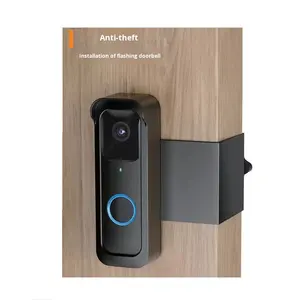 Açık kapı zili montaj ABS malzeme özelleştirilebilir tasarım anti-hırsızlık yanıp sönen kamera yatağı yağmur kılıfı - Product Image 3