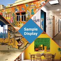 Equipo de Impresión de Murales Murales 3D de Gran Formato, Impresora de Inyección de Tinta para Murales de Pared, Máquina de Impresión de Murales Exteriores 3D