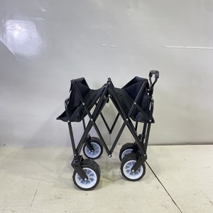 Chariot pliant portable chariot à main poignée plage camping remorque pliable <span class=keywords><strong>wagons</strong></span> chariot - Product Image 2