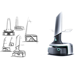 ผู้ผลิตผลิตภัณฑ์เครื่องดูดฝุ่นหุ่นยนต์ออกแบบเองสำหรับบ้าน - Product Image 1