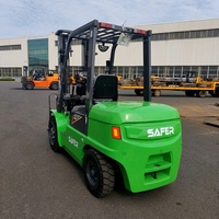 SAFER Nouveau chariot élévateur électrique à batterie au lithium 1 2 3 3,5 tonnes 4 roues avec pneus en polyuréthane pour travaux de construction