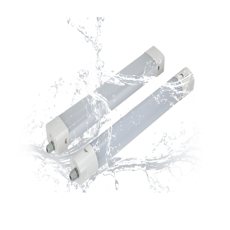 High Quality Led Industrial 1.2m Triproof Waterproof Linear Tri-proof Weatherproof IP65 60W 80W 120cm Led Triproof Light