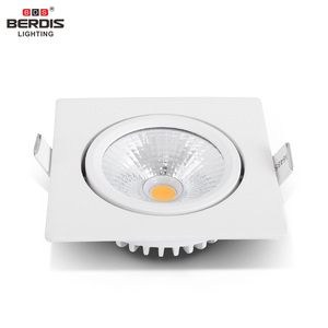 Boîte <span class=keywords><strong>d</strong></span>'alimentation Zigbee Wifi IP65 IP44 ultra-mince, downlight LED carré, éclairage intelligent RGBCW, spot encastré LED, 3000K 7W downlight - Product Image 1