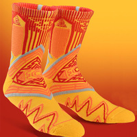 Vente en gros de chaussettes d'élite de basket-ball de compression pour la course à pied personnalisées pour hommes