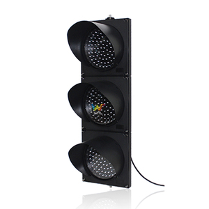 Feu de signalisation tricolore à LED de 200mm d'intersection pour véhicule Feu clignotant rouge et vert - Product Image 3