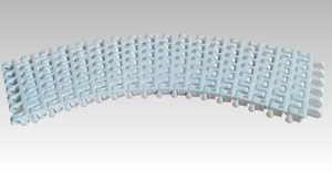 Nhựa POM tốc độ cao chuyển băng tải Modular vành đai - Product Image 4