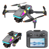 Drone à écran 4,5 pouces, contrôle intelligent sans balais, évitement d'obstacles, WiFi 5G, pour extérieur – Vente chaude transfrontalière