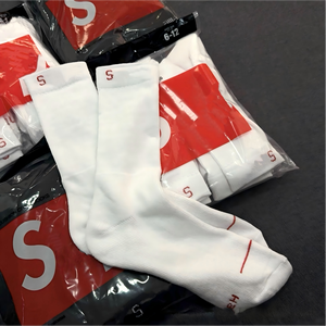 S&amp;U 2-Pair Pack Crew <strong>Socks</strong> Winter Hip-Hop Style Thick Terry Sports <strong>Socks</strong> <strong>Polyester</strong> Fashion Long Casual <strong>Socks</strong> - Product Image 3