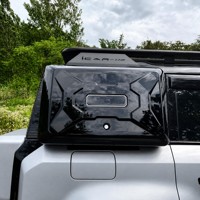 Kit Combo 3-en-1 : Plateforme de Toit, Échelle d'Accès Latérale, Boîte de Rangement Latérale ABS – Accessoires Tout-Terrain pour Véhicules Électriques (EV) Chery ICAR 03 et Jaecoo J6