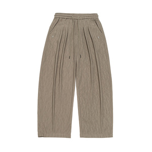 Pantalon de jogging plissé grande taille pour femmes, léger, respirant, coupe large, avec cordon de serrage et taille élastique, 6XL 7XL 8XL 9XL 10XL - Product Image 2