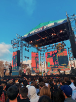 Plataforma de escenario de aluminio probada TUV Fácil instalación Sistema de escenario de armazón para eventos al aire libre