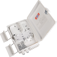 Boîtier de terminaison FTTH 16 cœurs FDB, boîtier de distribution mural pour câble à fibres optiques
