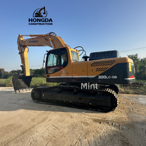 Excavadora Hyundai 300LC-9S usada de alta calidad, capacidad de 30 toneladas con motor Doosan central, peso operativo de 20 toneladas a bajo precio - Product Image 1