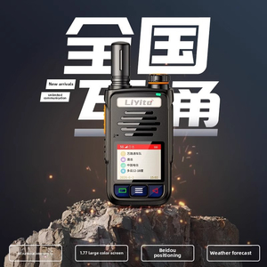 Mstar T828 5g Full Netcom 5000km hitam 3.7v 2 buah pengendali jarak jauh nirkabel Gps jatuh pemancar Walkie Talkie profesional