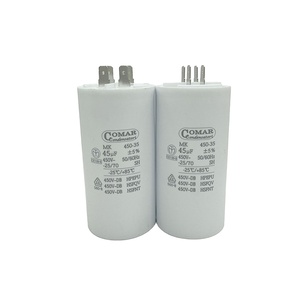 <span class=keywords><strong>Condensateur</strong></span> de démarrage de moteur AC COMAR 30uf <span class=keywords><strong>40uf</strong></span> 45uF 450V pour pompe à eau, etc. (±5%, 50/60Hz, -<span class=keywords><strong>25</strong></span> ℃ ~+85 ℃ ) - Product Image 1
