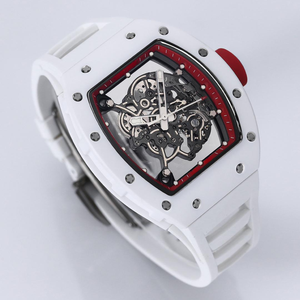 Orologio Scheletrato Edizione Rosso Nero, Orologio Meccanico Manuale da Uomo, Orologio di Lusso da Uomo, Orologio di Design - Product Image 2