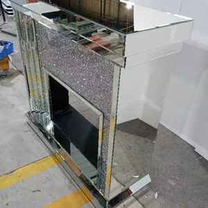โรงงานโดยตรงตกแต่งห้องนั่งเล่น WXWF-1104บดเพชรกระจกที่ทันสมัยเตาผิงยืนฟรีเตาผิงในร่ม Firep - Product Image 3