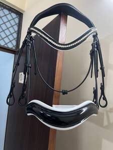 Bridon en cuir de haute qualité, produits équestres haut de gamme, confortable et durable, cuir véritable - Product Image 5