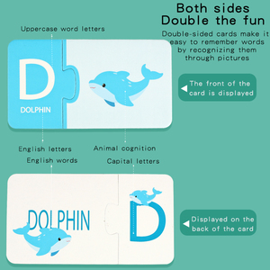 Creative Montessori Inspired Educational <b>Toy</b>-Paper Number Alphabet Matching Puzzle for Early Cognitive Learning Fun Kids Game - Product Image 3