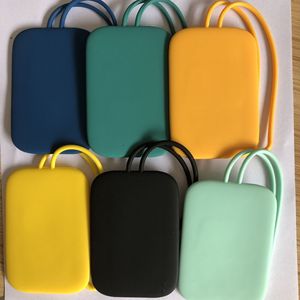 Étiquette de bagage souple en PVC colorée avec cordon, anti-perte, pour valise et sac à main - Product Image 6