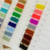 Fil de plume 100% Nylon 6, fil de vison poilu 1.3mm 2mm 4mm 8mm, style vison, poils d'animaux doux, couleur, tricot, commande OEM, modèle NSF