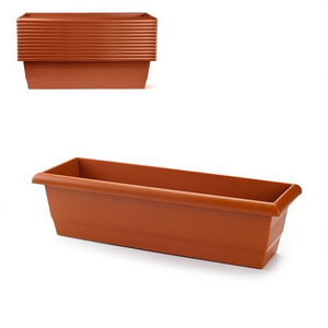 MACETA 60CM Design Minimaliste Pot de Fleurs en Plastique Intérieur/Extérieur Jardinière Élégante pour Plantes - Product Image 2