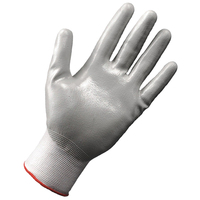 Gants de travail de sécurité en nitrile lisses MaxiTough de haute qualité En388 4122X, résistants aux produits chimiques et à l'huile, en polyester 13 jauges, bon marché, pour le jardinage général, pour hommes