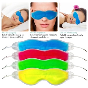 Bán buôn quầng thâm loại bỏ mát Gel ngủ mặt nạ mắt Ice hat gel không có mắt bìa thư giãn băng làm mát Gel miếng đệm mắt - Product Image 3