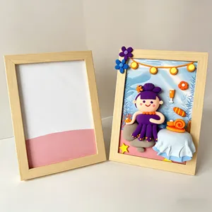 Nouveau Kit DIY 2026 pour Cadre Photo 3D en Pâte à Modeler – Jouet Éducatif et Créatif, Pâte à Modeler Super Légère à Séchage à l'Air pour Enfants - Product Image 2